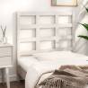 Stylish White Solid Pine Bed Headboard | 95.5x4x100 cm