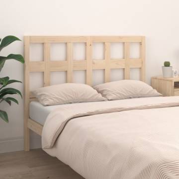 Stylish Solid Pine Bed Headboard - 145.5x4x100 cm | HipoMarket