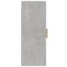 Hanging Wall Cabinet Concrete Grey 34.5x34x90cm - Hipo Market