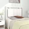 White Bed Headboard - Solid Pine | 95.5x4x100 cm