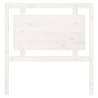 White Bed Headboard - Solid Pine | 95.5x4x100 cm