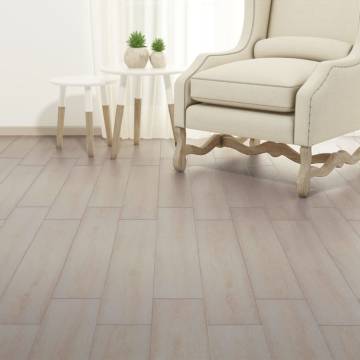 Self-Adhesive PVC Flooring Planks - Oak Classic White 2.51 m²