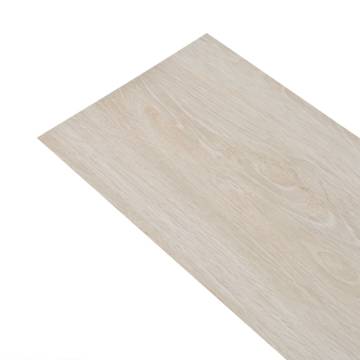 Self-Adhesive PVC Flooring Planks - Oak Classic White 2.51 m²