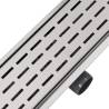 Linear Shower Drain 930x140 mm - Stylish Stainless Steel