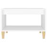 Elegant White Coffee Table - 60x50x40 cm Engineered Wood