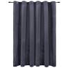 Elegant Blackout Velvet Curtain Anthracite - 290x245 cm