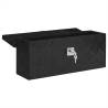 Storage Box Black 50x15x20.5 Aluminium - Durable & Compact