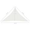 Sunshade Sail 3.5x3.5x4.9m White UV Protection | Hipomarket