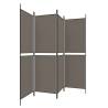 4-Panel Anthracite Room Divider 200x200 cm | Hipomarket UK