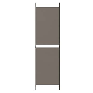 4-Panel Anthracite Room Divider 200x200 cm | Hipomarket UK