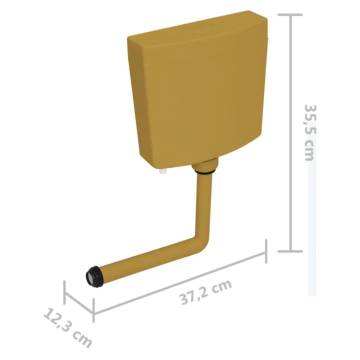 Toilet Cistern with Bottom Inlet 3/6 L - Curry