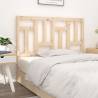 Bed Headboard 125.5x4x100 cm Solid Wood Pine Colour natural Size 125.5 x 100 cm Quantity in Package 1 