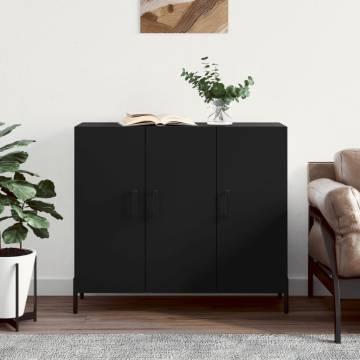 Modern Black Sideboard 90x34x80 cm | HipoMarket