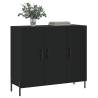 Modern Black Sideboard 90x34x80 cm | HipoMarket