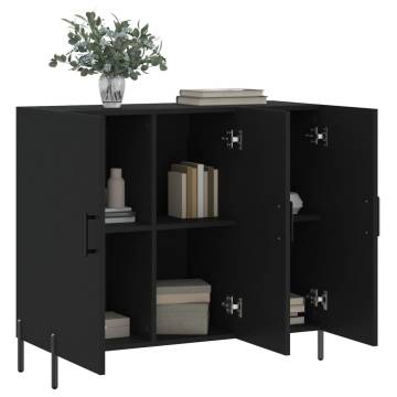 Modern Black Sideboard 90x34x80 cm | HipoMarket