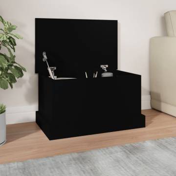 Storage Box Black 50x30x28 cm - Stylish & Practical Solution