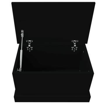 Storage Box Black 50x30x28 cm - Stylish & Practical Solution