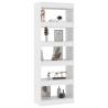 Book Cabinet/Room Divider - White 60x30x166 cm | Hipomarket