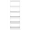 Book Cabinet/Room Divider - White 60x30x166 cm | Hipomarket