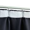 Blackout Curtain with Hooks Anthracite 290x245 cm - HipoMarket