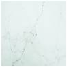 Table Top White 70x70 cm 6 mm Tempered Glass with Marble Design Colour white Size 70 x 70 cm Quantity in Package 1 