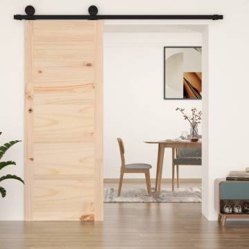 Barn Door 80x1.8m Solid Pine - Space-Saving & Stylish Solution