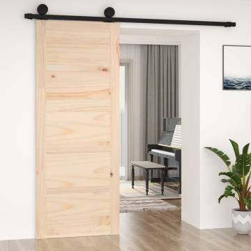 Barn Door 80x1.8m Solid Pine - Space-Saving & Stylish Solution