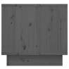 Elegant Grey Bedside Cabinet - Solid Wood Pine | Hipomarket