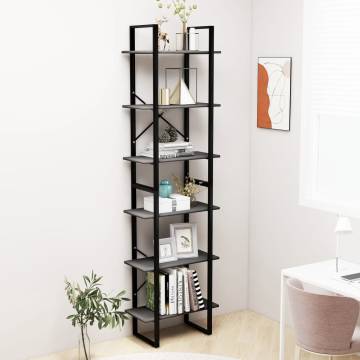 Grey Storage Shelf 60x30x210 cm - Versatile & Durable