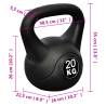 Kettlebell 20 kg for Durable Workouts - Hipomarket