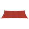 Sunshade Sail 160 g/m² Red 2x4.5 m HDPE - Outdoor Shelter