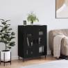 Sideboard Black 69.5x34x90 cm Engineered Wood Colour black Quantity in Package 1 