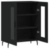 Elegant Black Sideboard - 69.5x34x90 cm Engineered Wood