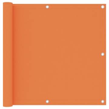 Orange Balcony Screen 90x400 cm | Waterproof & UV Protective