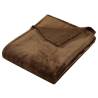 Cozy Cocoa Brown Blanket 200x240 cm - Soft Polyester