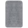 Luxurious 3-Piece Grey Bathroom Mat Set | Hipomarket UK