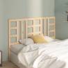 Stylish Solid Wood Pine Bed Headboard - 126x4x100 cm