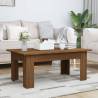 Coffee Table Brown Oak 100x60x42 cm Engineered Wood Colour brown oak Size 100 x 60 x 42 cm Quantity in Package 1 