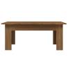 Modern Brown Oak Coffee Table - 100x60 cm | Hipo Market