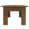 Modern Brown Oak Coffee Table - 100x60 cm | Hipo Market