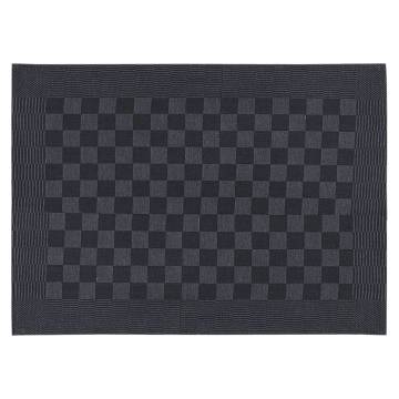 20 Pcs Black & Grey Kitchen Towels - Cotton 50x70 cm