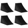 Wheel Chocks 4 pcs - Rubber, Non-Slip & Durable | Hipo Market