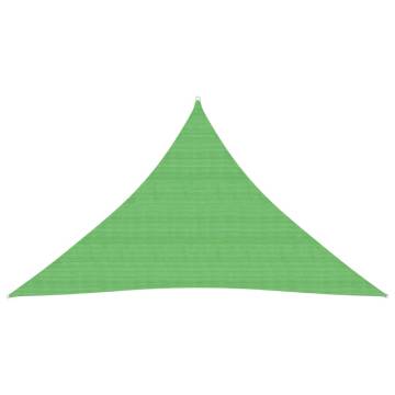 Sunshade Sail 3.5x3.5m Light Green - UV & Mould Resistant