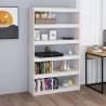 Book Cabinet/Room Divider White 100x30x167.5 cm Solid Pinewood Colour white Quantity in Package 1 Height 167.5 cm Width 100 cm 