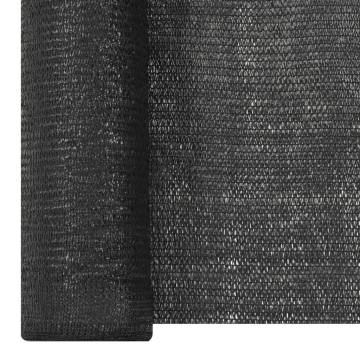 Privacy Net Black 3.6x10 m HDPE 150 g/m² | Hipomarket