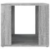 Stylish Grey Sonoma Bedside Table - 41x40x36 cm Engineered Wood