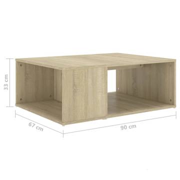 Sonoma Oak Coffee Table - Modern Design | HipoMarket