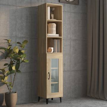 Sonoma Oak Wall Cabinet - Stylish Storage Solution | HipoMarket