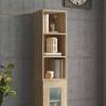 Sonoma Oak Wall Cabinet - Stylish Storage Solution | HipoMarket