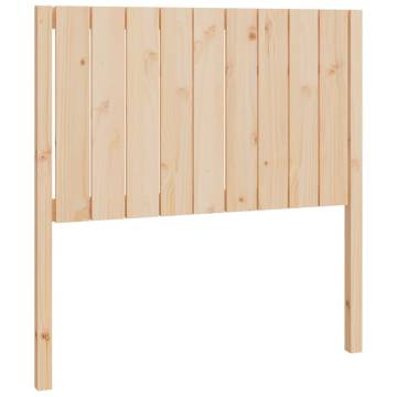 Rustic Solid Wood Pine Bed Headboard | 95.5x4x100 cm